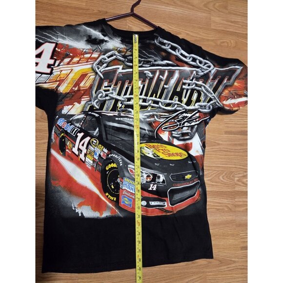 Nascar Chase Authentics T-Shirt Large Stewart 14 Pre-Owned - Picture 4 of 7